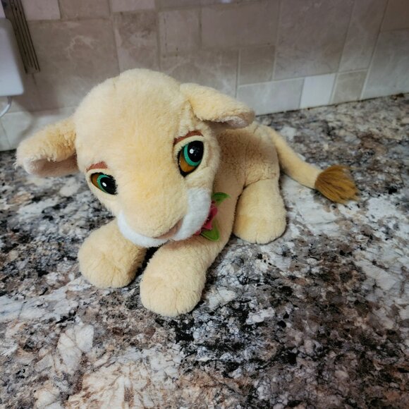 Vintage Disney's Lion King Purring Nala Stuffed Plush Toy 1993 - Picture 2 of 6
